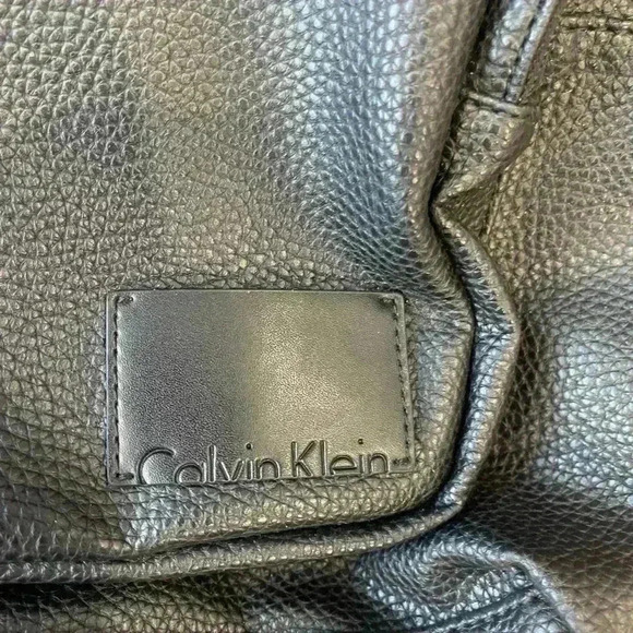 Calvin Klein Faux Leather Backpack - Picture 3 of 3